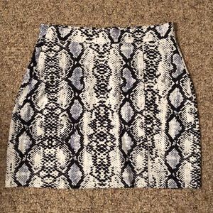 rattlesnake skin skirt
